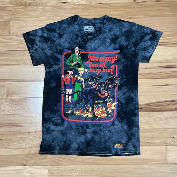 Steven Rhodes Other - Steven Rhodes Cerberus Mommy! Can We Keep Him? T-shirt Horror